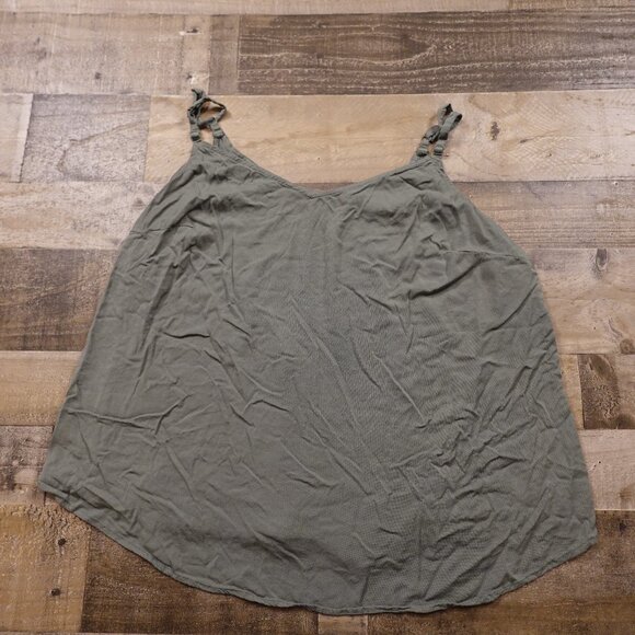 Torrid Olive Green Knot Strap Cami Tank Top Plus 3X - Picture 1 of 8